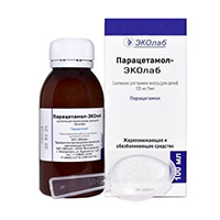Парацетамол-ЭКОлаб суспензия 120мг/5мл 100мл фото
