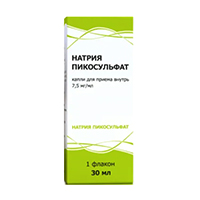 Натрия пикосульфат капли 7,5мг/мл 30мл фото