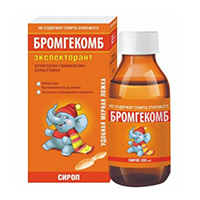 Бромгекомб Экспекторант сироп 2мг+50мг+1мг/5мл 200мл фото