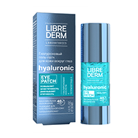 Librederm "Hyaluronic" гель патч "Максимальное увлажнение" гиалуроновый для кожи вокруг глаз 30мл фото