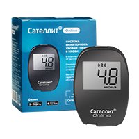 Глюкометр &quot;Сателлит Online&quot; модель №3 (без ручки для прокалывания) фото