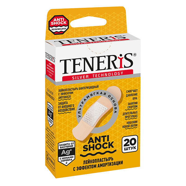 Teneris пластырь AntiShock бактерицидный набор (3 вида) фото