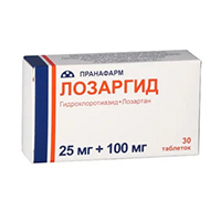 Лозаргид таблетки 25мг+100мг фото