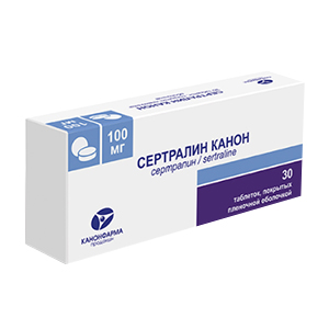 Сертралин Канон таблетки 100мг фото