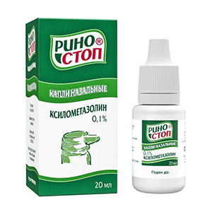 Риностоп капли 0,1% 20мл фото