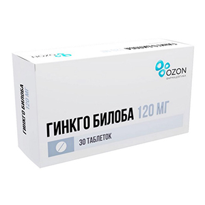 Гинкго Билоба таблетки 120мг фото