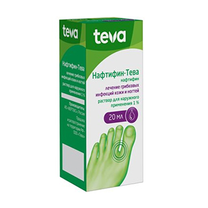 Нафтифин-Тева раствор 1% 20мл фото