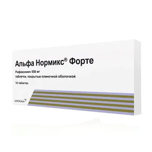 Альфа Нормикс Форте таблетки 550мг фото