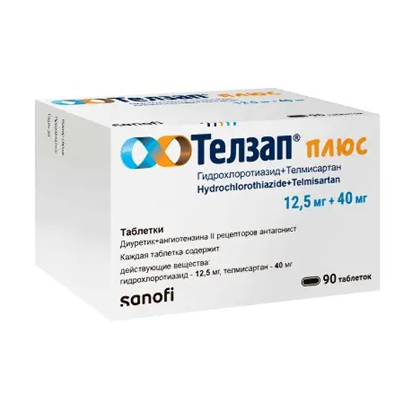 Телзап Плюс таблетки 12,5мг+40мг фото