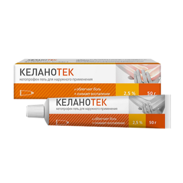 Келанотек гель 2,5% 50г фото
