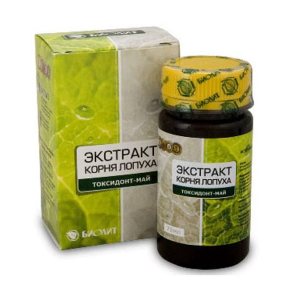 Биолит &quot;Токсидонт-Май&quot; (экстракт корня лопуха) жидкость 75мл фото