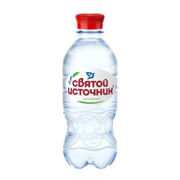 Вода питьевая "Святой Источник" газированная 0,33л фото