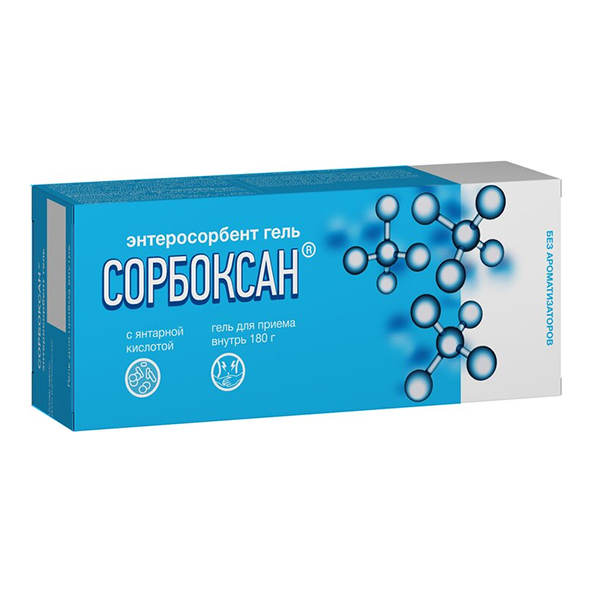 Сорбоксан "Энтеросорбент" гель 180г фото