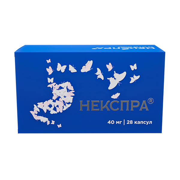 Некспра капсулы 40мг фото