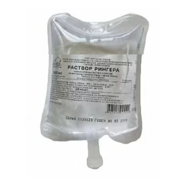 Раствор Рингера раствор для инъекций 250мл фото