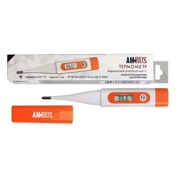 Термометр медицинский электронный "Amrus" AMDT17 фото