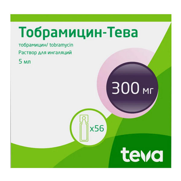 Тобрамицин-Тева раствор 300мг/5мл фото