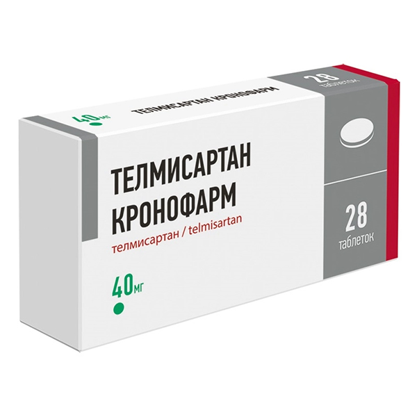 Телмисартан Кронофарм таблетки 40мг фото