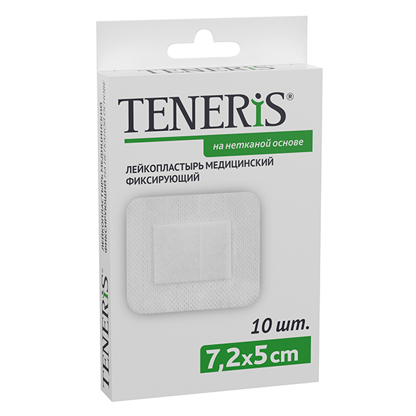 Teneris пластырь на нетканой основе (с подушечкой) 7,2х5см фото