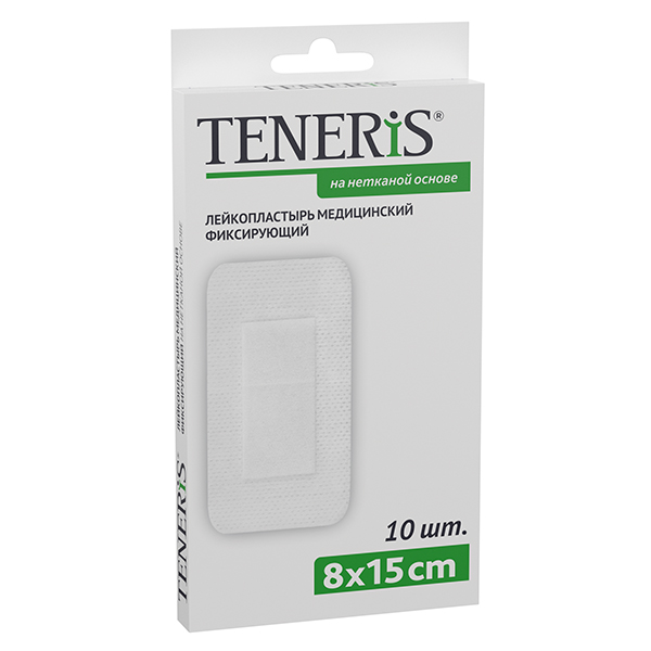 Teneris пластырь на нетканой основе (с подушечкой) 8х15см фото