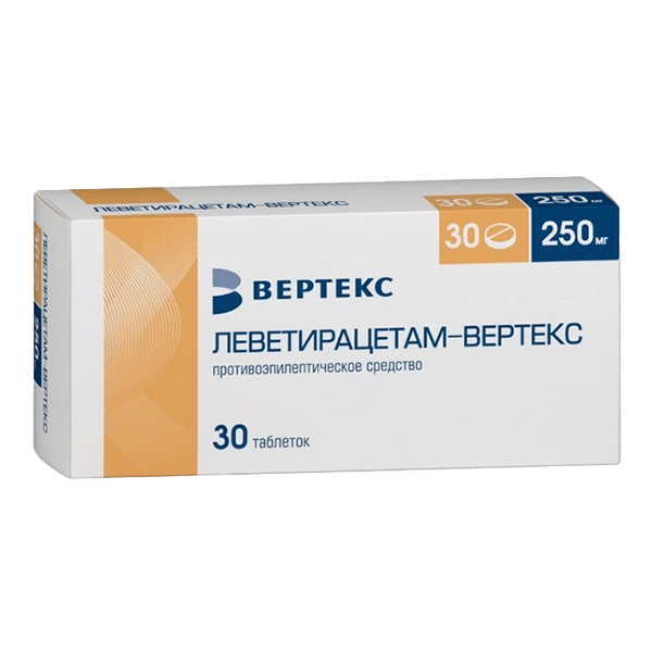 Леветирацетам-Вертекс таблетки 250мг фото
