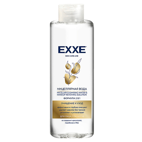 EXXE вода мицеллярная "Формула 2 в 1 Очищение и уход" 400мл фото