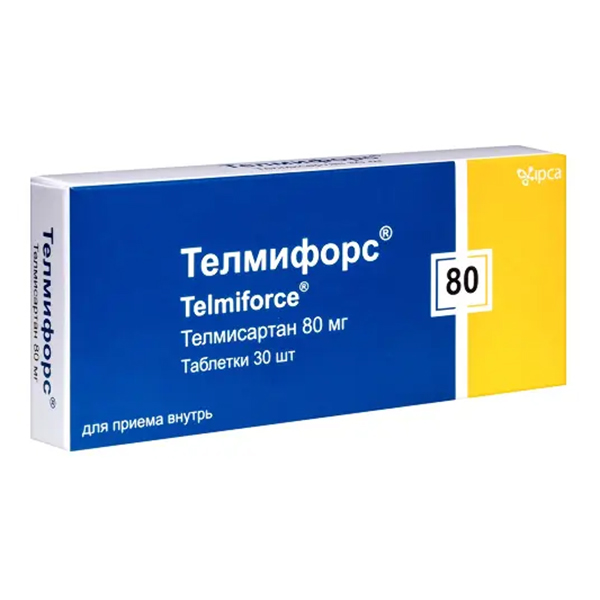 Телмифорс таблетки 80мг фото