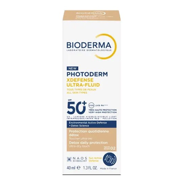 Bioderma "Photoderm" флюид Xdefense SPF50+ тон 02 (светлый оттенок) 40мл фото