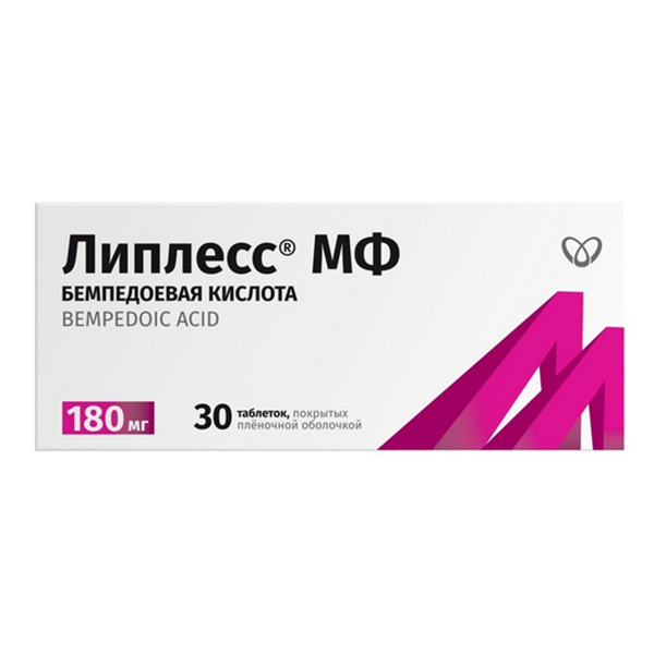 Липлесс МФ таблетки 180мг фото