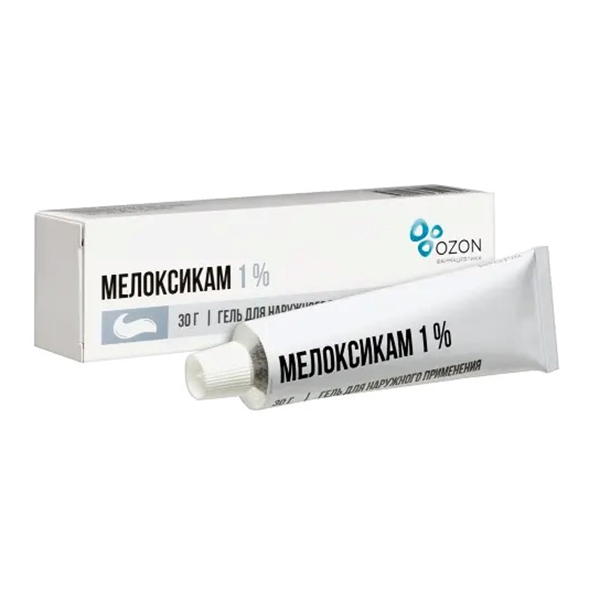 Мелоксикам гель 1% 30г фото