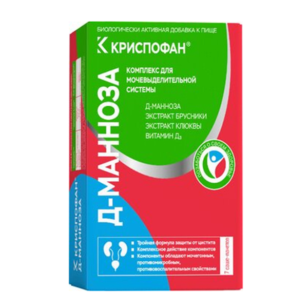 Krispofun D-mannose "Криспофан Д-манноза" порошок 4,5г фото