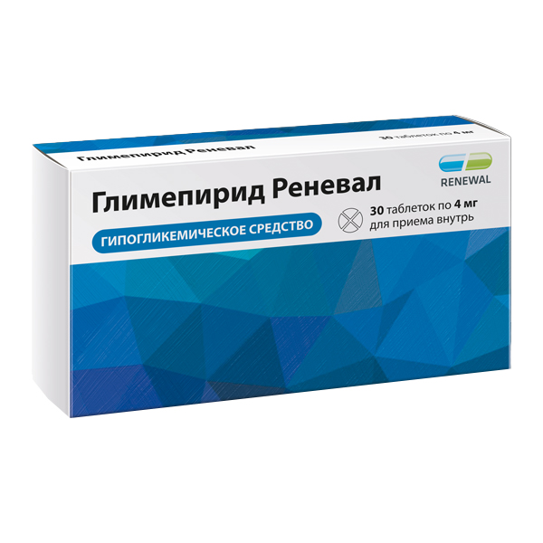 Глимепирид Реневал таблетки 4мг фото