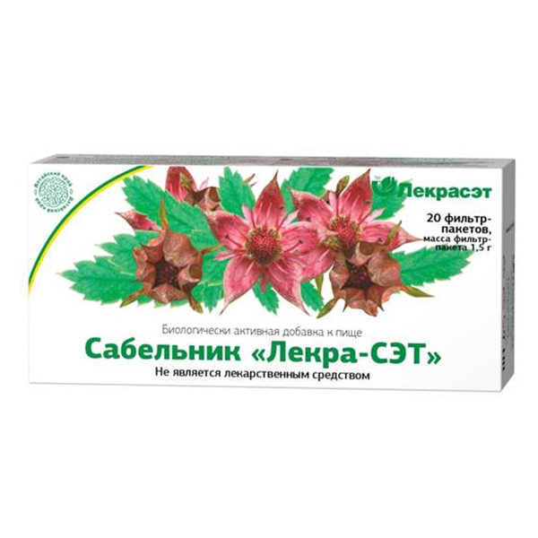 Лекрасэт "Сабельник Лекра-СЭТ" сырье 1,5г фото